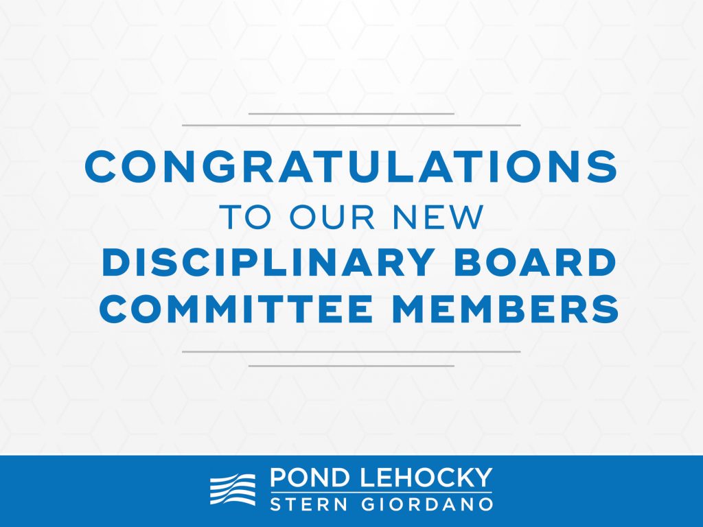 Pond Lehocky Associates Elected to Disciplinary Board of Pennsylvania Supreme Court