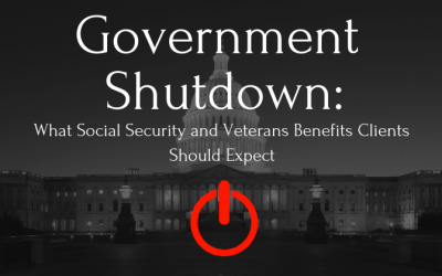 Government Shutdown: What Social Security and Veterans Benefits Clients Should Expect
