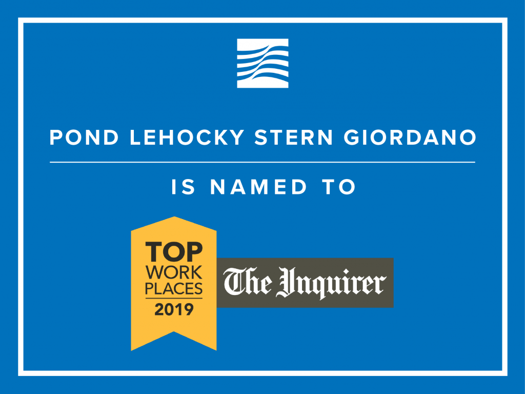 Philadelphia Inquirer Names Pond Lehocky a 2019 Top Workplace