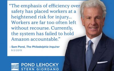 Sam Pond examines how system hurts Amazon warehouse workers in Philadelphia Inquirer op-ed