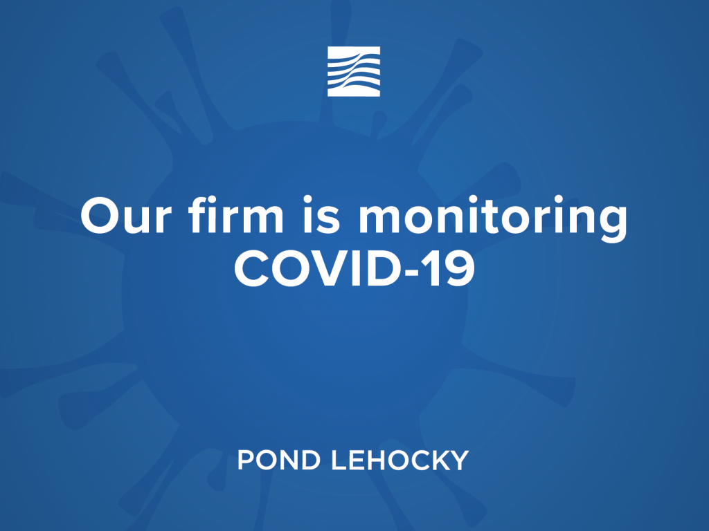 Our firm is monitoring COVID-19