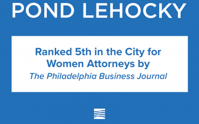 Pond Lehocky ocupa el 5º lugar en Filadelfia en cuanto a mujeres abogadas