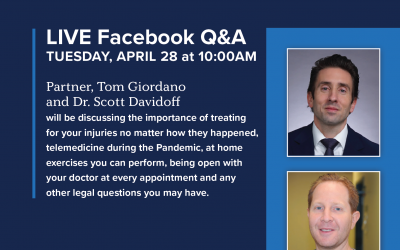 Pond Lehocky founding partner Tom Giordano to host a live Q&A on Facebook with Dr. Davidoff