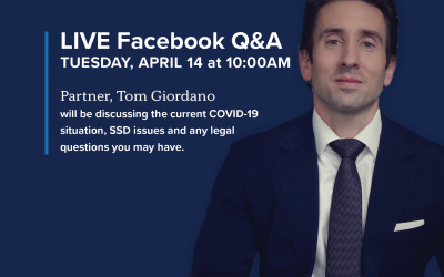 Pond Lehocky founding partner Tom Giordano to host a live Q&A about Social Security benefits during COVID-19