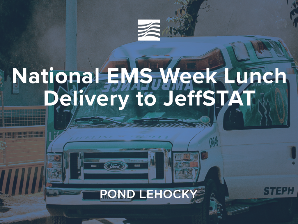 National EMS Week Lunch Delivery to JeffSTAT