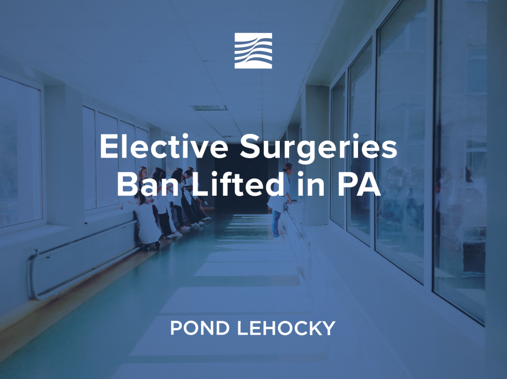 Elective Surgeries Ban Lifted in PA