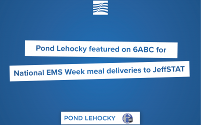 Pond Lehocky aparece en la 6ABC por las entregas de comida de la Semana Nacional del SME a JeffSTAT