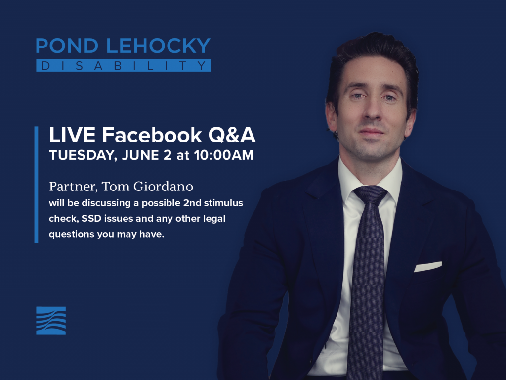 Pond Lehocky founding partner Tom Giordano to host a live Q&A about Social Security benefits