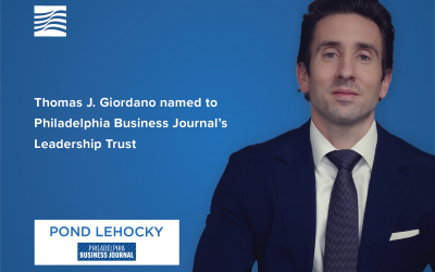 Thomas J. Giordano es nombrado miembro del Leadership Trust del Philadelphia Business Journal