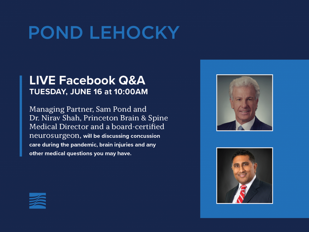 Pond Lehocky managing partner Sam Pond to host Facebook Live with Dr. Nirav Shah