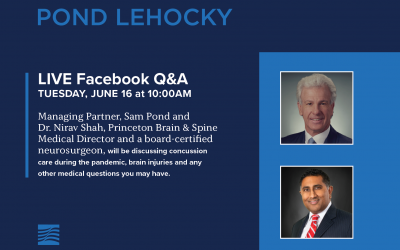Pond Lehocky managing partner Sam Pond to host Facebook Live with Dr. Nirav Shah
