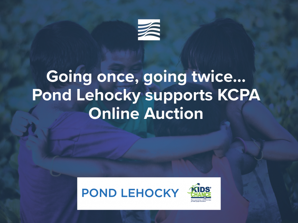Going once, going twice… Pond Lehocky supports KCPA Online Auction