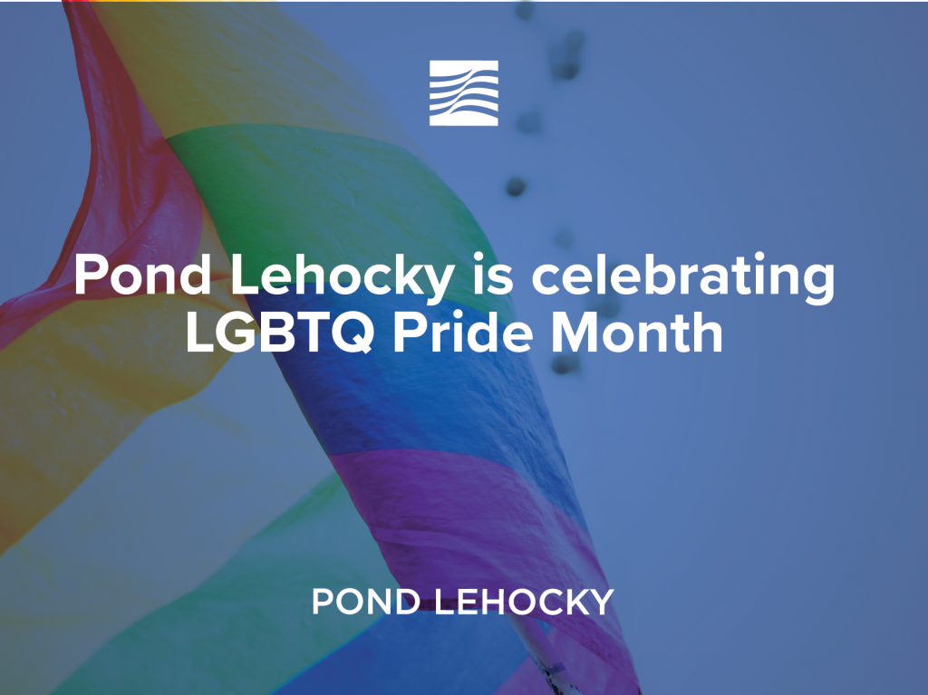 Pond Lehocky is celebrating LGBTQ Pride Month