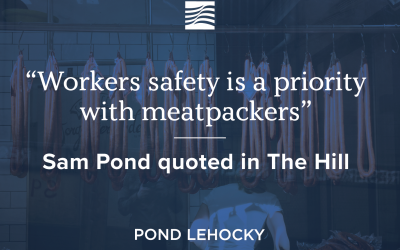 La seguridad de los trabajadores es una prioridad para los empacadores de carne, cita Pond en The Hill