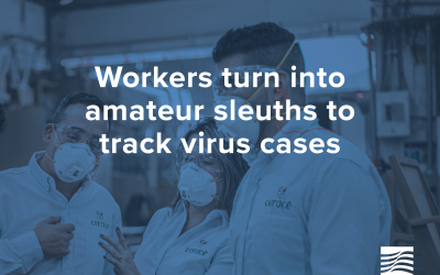 Los trabajadores se convierten en detectives aficionados para seguir los casos de virus