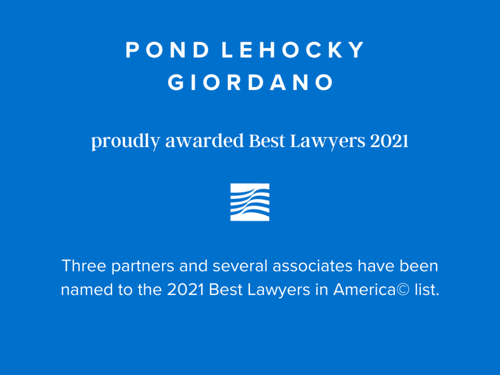 Pond Lehocky Giordano partners, five associates make Best Lawyers 2021 list