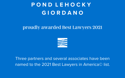 Los socios de Pond Lehocky Giordano y cinco asociados entran en la lista Best Lawyers 2021
