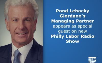 El socio gerente de Pond Lehocky Giordano aparece como invitado especial en el nuevo programa de radio laboral de Filadelfia