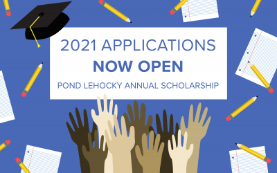 Las solicitudes de la Beca Anual 2021 de Pond Lehocky se abren con antelación para el Mes Nacional de la Beca