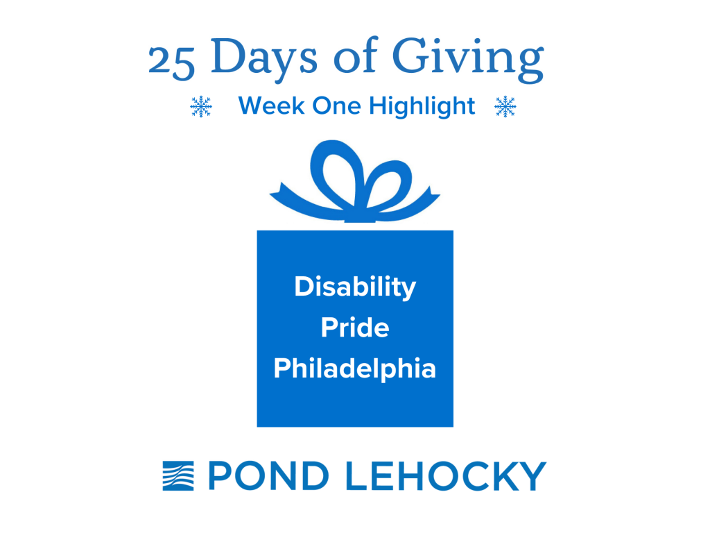 Pond Lehocky Giordano Gives Back in honor of International Day of Disabled Persons