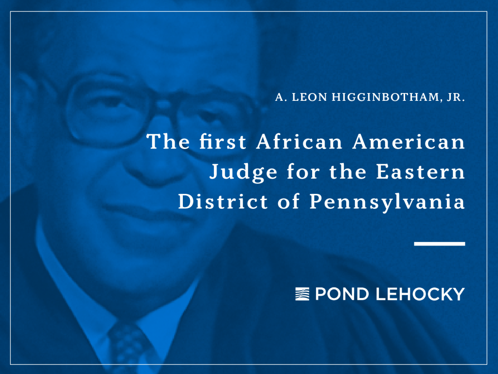 Black History Month Spotlight: A. Leon Higginbotham Jr.