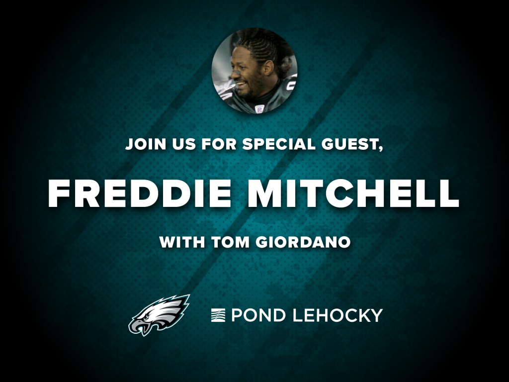 Former Eagles Wider Receiver, Freddie Mitchell joins Thomas J. Giordano during National Stress Awareness Month