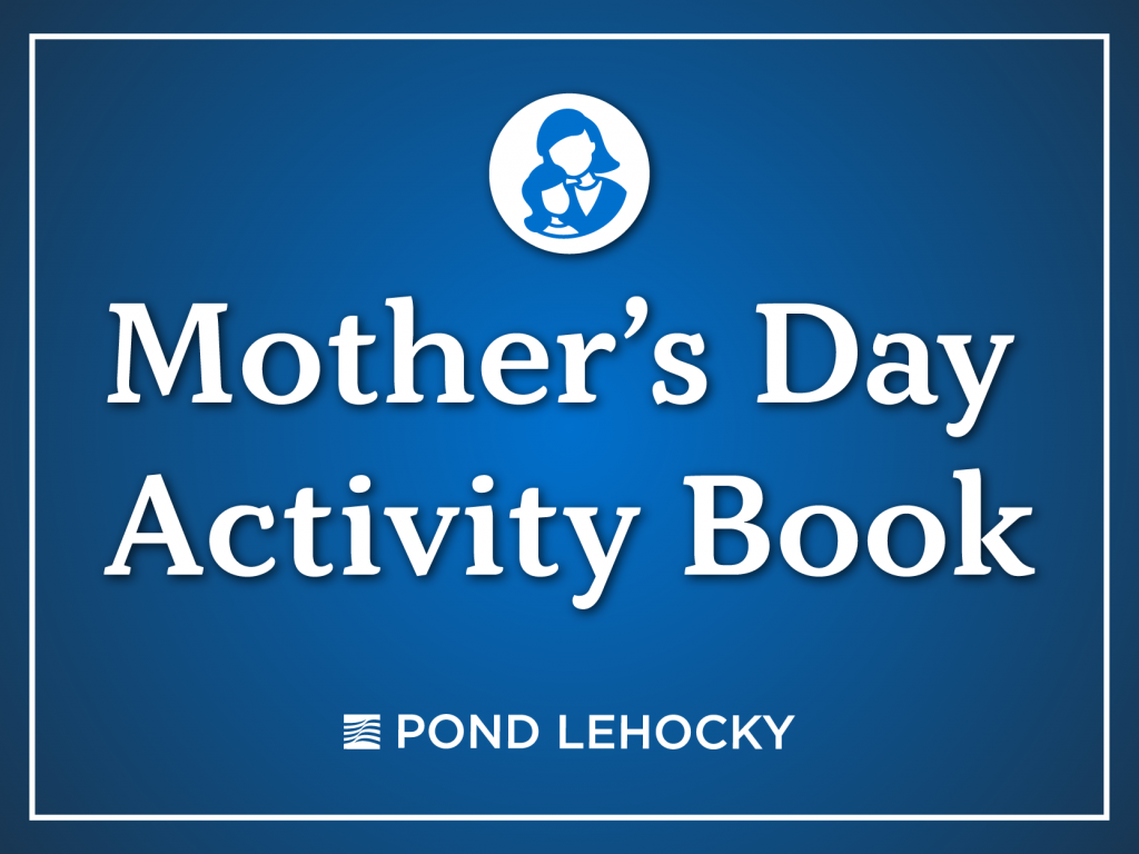 A much-needed Mother’s Day reunion activity booklet