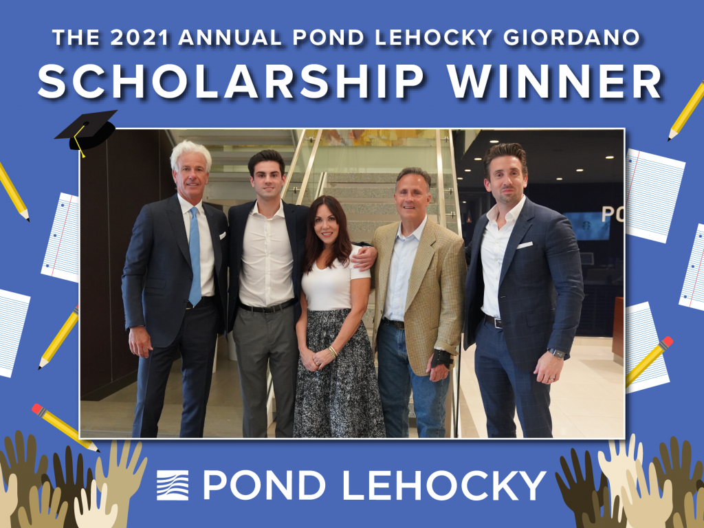 The 2021 Annual Pond Lehocky Giordano Scholarship doubles down on gratitude