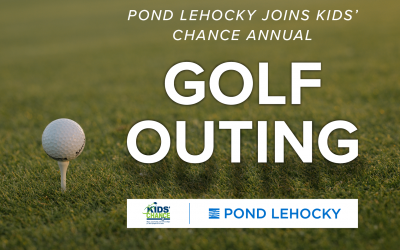 Pond Lehocky Giordano está listo para dar el primer golpe en la salida anual de golf de Kids with Kids’ Chance of PA