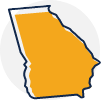Stylized icon for Georgia