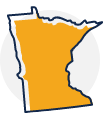 Stylized icon for Minnesota