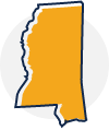 Stylized icon for Mississippi