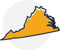 Stylized icon for Virginia